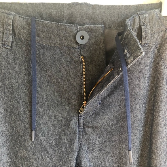 Women's MEC Rock Climbing Denim Blue Relaxed Fit Joggers Organic Cotton Blend - Picture 6 of 15